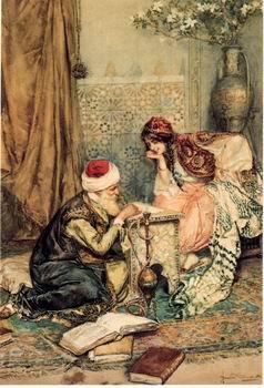 unknow artist Arab or Arabic people and life. Orientalism oil paintings  397 France oil painting art